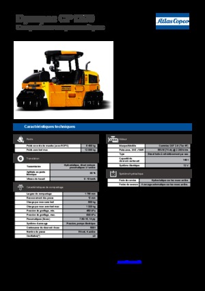 Гуменоколесни валяци Dynapac CP 1200