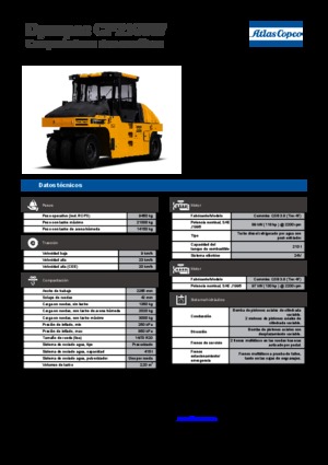 Гуменоколесни валяци Dynapac CP 2100 W