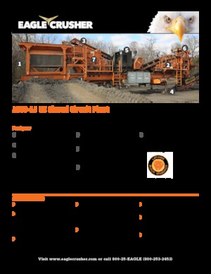 Инсталации (заводи) за рециклиране на чакъл Eagle Crusher 1000-15 CC
