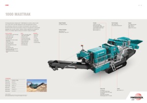 Инсталации (заводи) за рециклиране на чакъл Powerscreen 1000 MAXTRAK