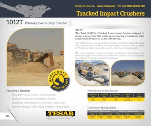 Инсталации (заводи) за рециклиране на чакъл Tesab 1012T 