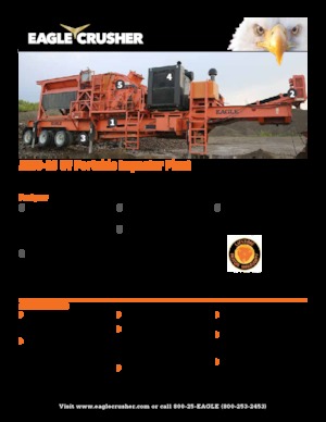 Инсталации (заводи) за рециклиране на чакъл Eagle Crusher 1200-25 CV