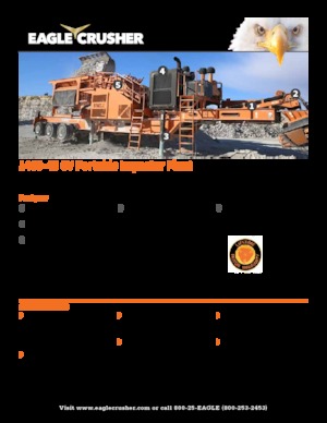 Инсталации (заводи) за рециклиране на чакъл Eagle Crusher 1400-45 CV