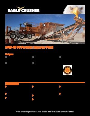 Инсталации (заводи) за рециклиране на чакъл Eagle Crusher 1400-45 OC