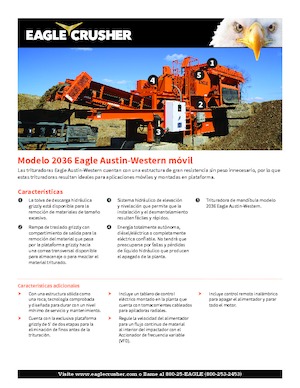 Инсталации (заводи) за рециклиране на чакъл Eagle Crusher 2036 Eagle