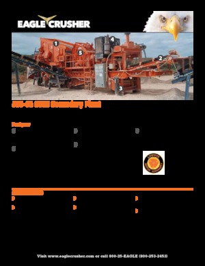 Инсталации (заводи) за рециклиране на чакъл Eagle Crusher 500-05 CVSS