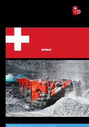 Инсталации (заводи) за рециклиране на чакъл Gipo B 1385 FDR