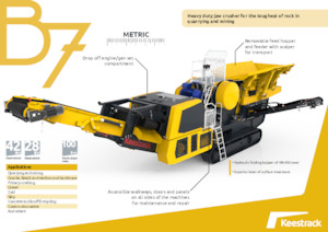 Инсталации (заводи) за рециклиране на чакъл Keestrack B7