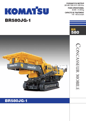 Инсталации (заводи) за рециклиране на чакъл Komatsu BR580JG-1