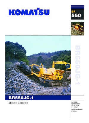 Инсталации (заводи) за рециклиране на чакъл Komatsu BR550JG-1
