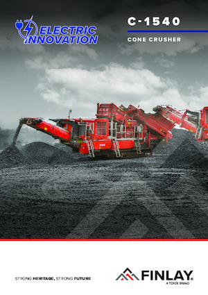 Инсталации (заводи) за рециклиране на чакъл Finlay C-1540 Electric