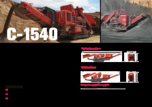 Инсталации (заводи) за рециклиране на чакъл Terex-Finlay C 1540 P