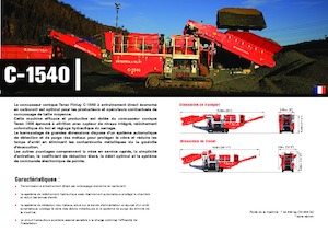Инсталации (заводи) за рециклиране на чакъл Terex-Finlay C 1540