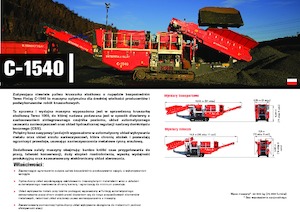 Инсталации (заводи) за рециклиране на чакъл Terex-Finlay C 1540
