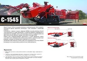 Инсталации (заводи) за рециклиране на чакъл Terex-Finlay C 1545