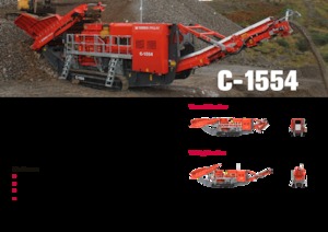 Инсталации (заводи) за рециклиране на чакъл Terex-Finlay C 1554