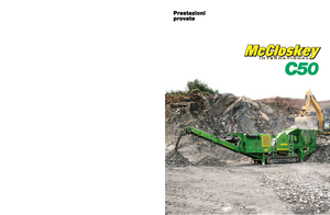 Инсталации (заводи) за рециклиране на чакъл McCloskey C50