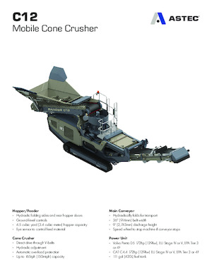 Инсталации (заводи) за рециклиране на чакъл Astec C12