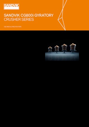 Инсталации (заводи) за рециклиране на чакъл Sandvik CG820i