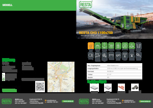 Инсталации (заводи) за рециклиране на чакъл RESTA CH3