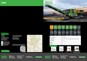 Инсталации (заводи) за рециклиране на чакъл RESTA CH3