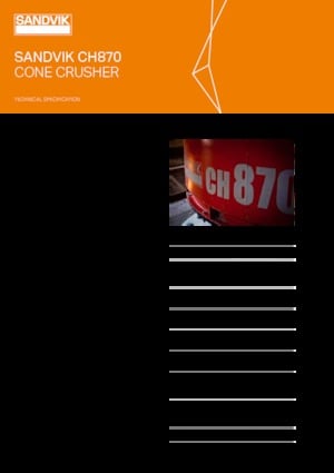 Инсталации (заводи) за рециклиране на чакъл Sandvik CH870