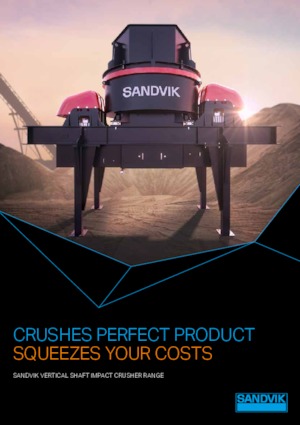 Инсталации (заводи) за рециклиране на чакъл Sandvik CV216 VSI