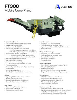 Инсталации (заводи) за рециклиране на чакъл Astec FT300