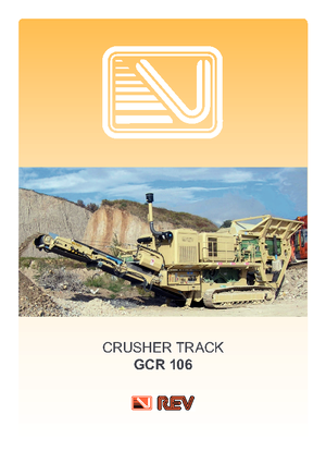 Инсталации (заводи) за рециклиране на чакъл REV GCR 106