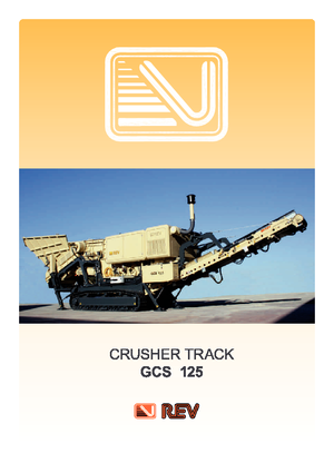 Инсталации (заводи) за рециклиране на чакъл REV GCS 125