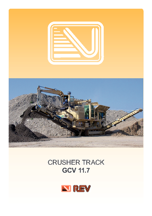 Инсталации (заводи) за рециклиране на чакъл REV GCV 11.7