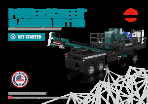 Инсталации (заводи) за рециклиране на чакъл Powerscreen Gladiator MT1150
