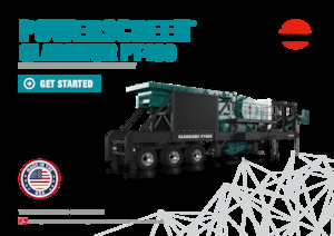 Инсталации (заводи) за рециклиране на чакъл Powerscreen Gladiator PT400