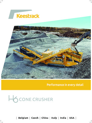 Инсталации (заводи) за рециклиране на чакъл Keestrack H6e