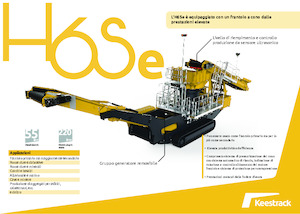 Инсталации (заводи) за рециклиране на чакъл Keestrack H6Se