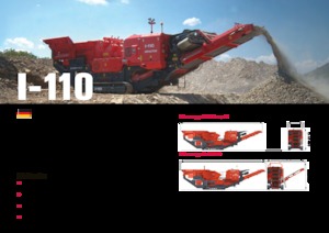 Инсталации (заводи) за рециклиране на чакъл Terex-Finlay I 110