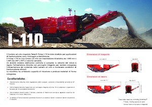 Инсталации (заводи) за рециклиране на чакъл Terex-Finlay I 110