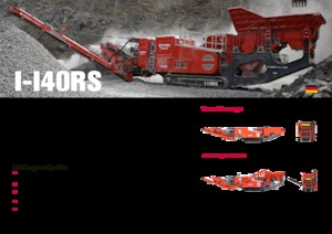 Инсталации (заводи) за рециклиране на чакъл Terex-Finlay I 140 RS