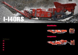 Инсталации (заводи) за рециклиране на чакъл Terex-Finlay I 140 RS