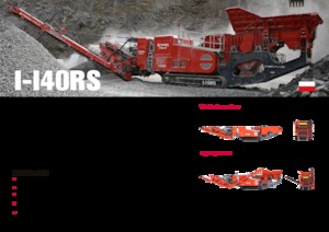 Инсталации (заводи) за рециклиране на чакъл Terex-Finlay I 140 RS