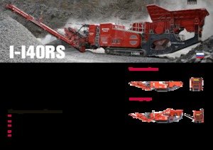 Инсталации (заводи) за рециклиране на чакъл Terex-Finlay I 140 RS