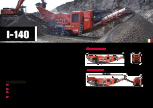 Инсталации (заводи) за рециклиране на чакъл Terex-Finlay I 140