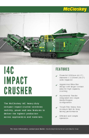 Инсталации (заводи) за рециклиране на чакъл McCloskey I4C