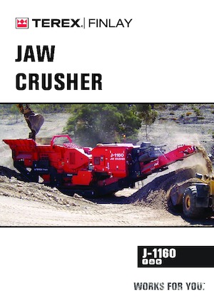 Инсталации (заводи) за рециклиране на чакъл Terex-Finlay J 1160