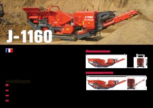 Инсталации (заводи) за рециклиране на чакъл Terex-Finlay J 1160