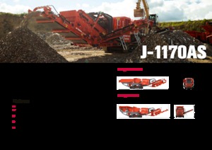 Инсталации (заводи) за рециклиране на чакъл Terex-Finlay J 1170 AS