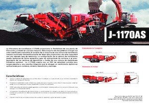 Инсталации (заводи) за рециклиране на чакъл Terex-Finlay J 1170 AS