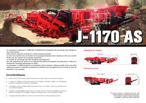 Инсталации (заводи) за рециклиране на чакъл Terex-Finlay J 1170 AS