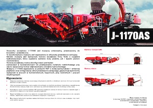 Инсталации (заводи) за рециклиране на чакъл Terex-Finlay J 1170 AS
