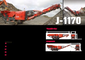 Инсталации (заводи) за рециклиране на чакъл Terex-Finlay J 1170